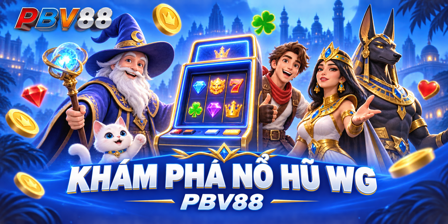 Hình minh họa danh mục nổ hũ WG PBV88