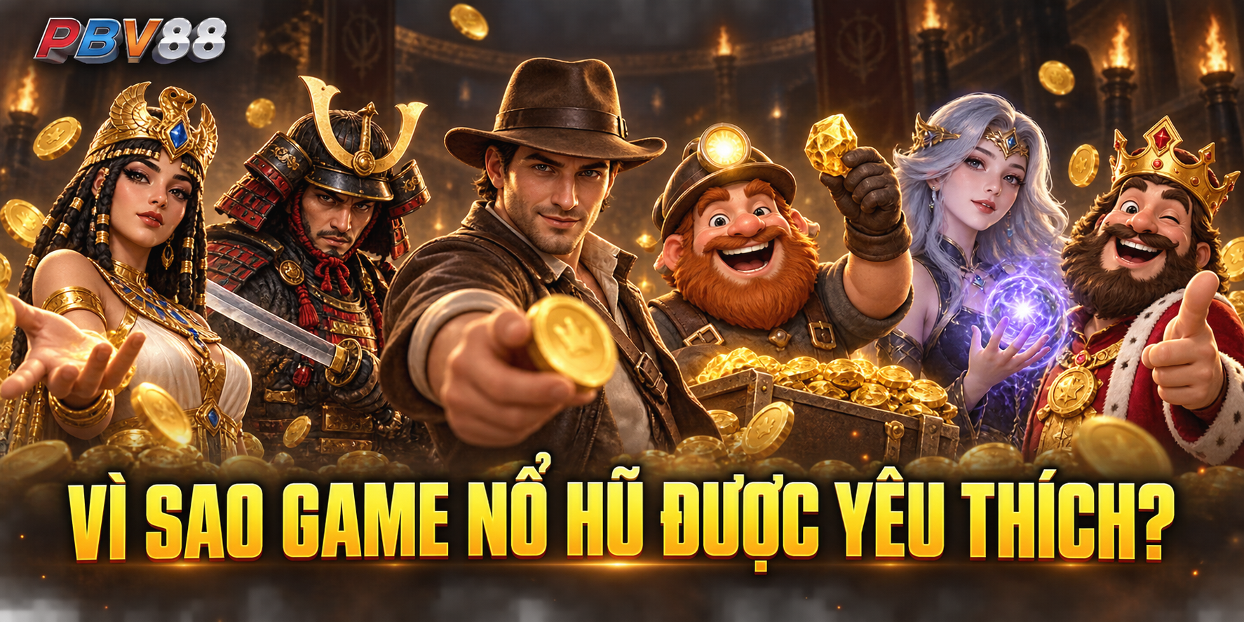 Hình minh họa lý do game nổ hũ được yêu thích tại PBV88