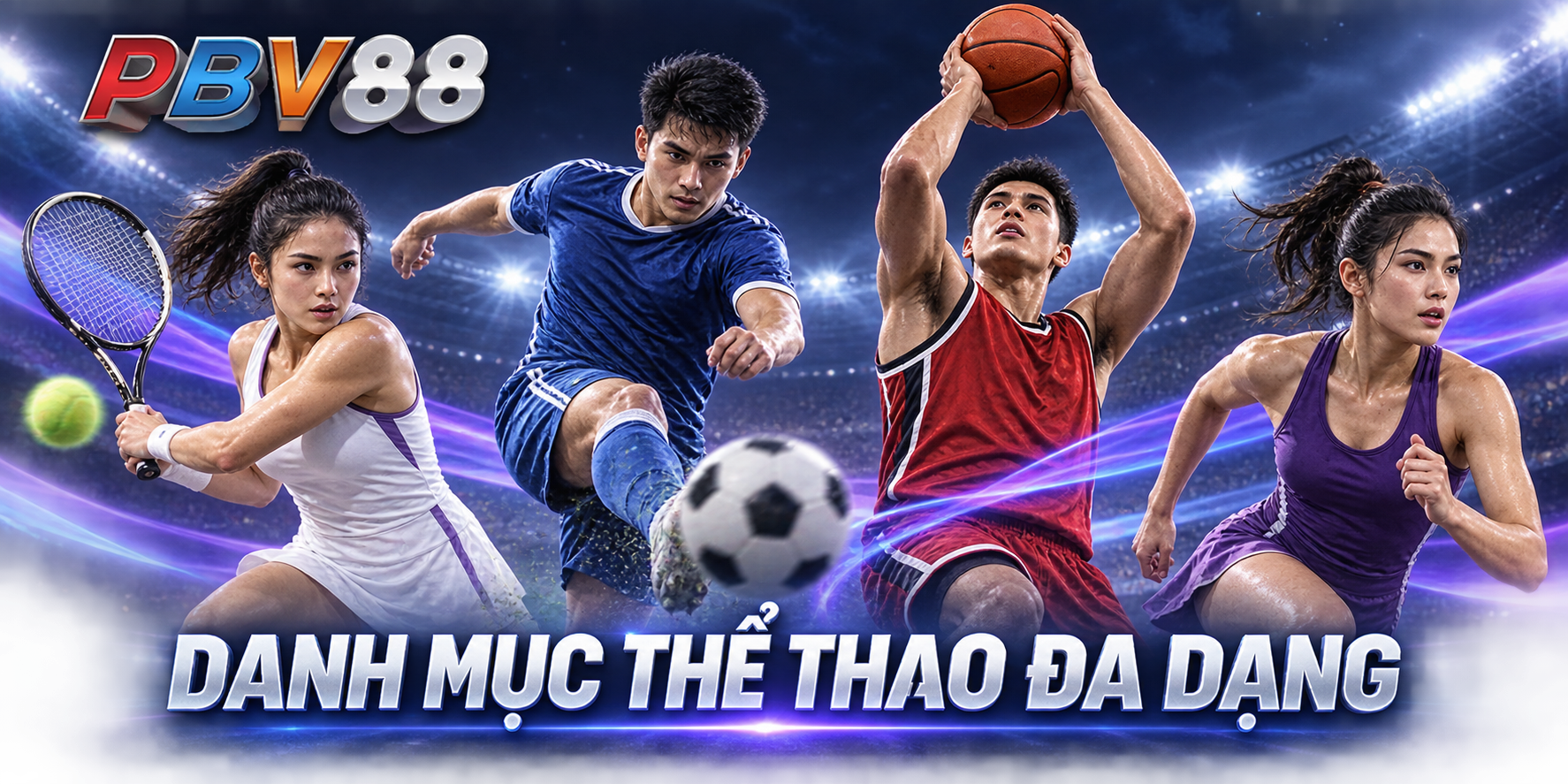 Danh mục thể thao đa dạng tại PBV88